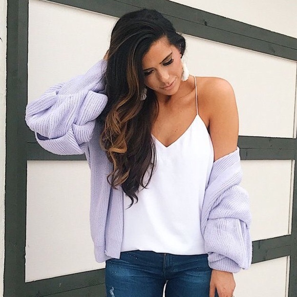 SHELLY✖️ white tank x strappy back flowy top - Picture 8 of 8